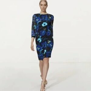 Karl Lagerfeld chiffon shift dress size 8
